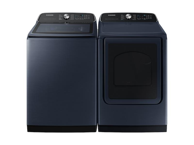 Samsung DVE54CG7150D 7.4 Cu. Ft. Smart Electric Dryer With Pet Care Dry And Steam Sanitize+ In Brushed Navy