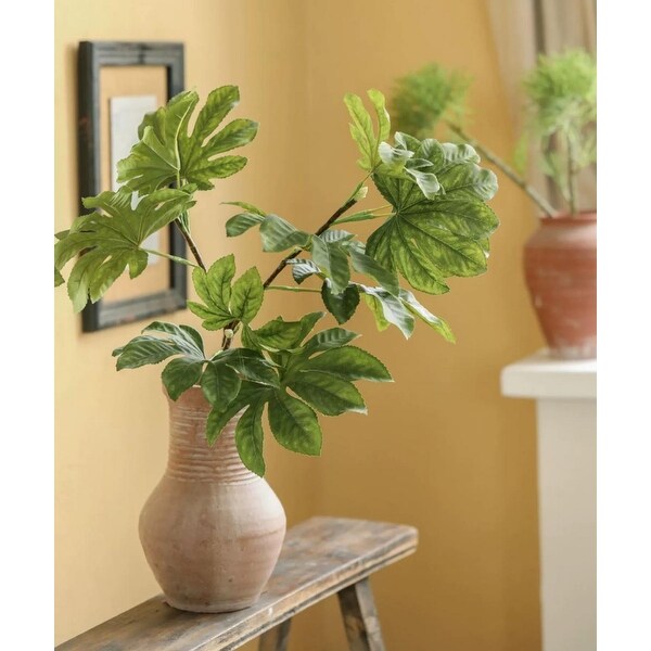 RusticReach Artificial Octagonal Foliage Branch 37.4 Tall