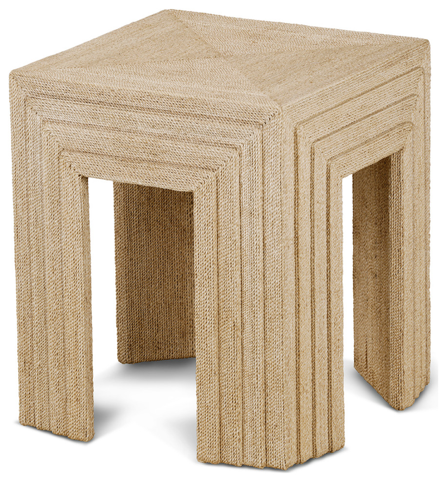 Abaca End Table   Beach Style   Side Tables And End Tables   by Maitland Smith  Houzz