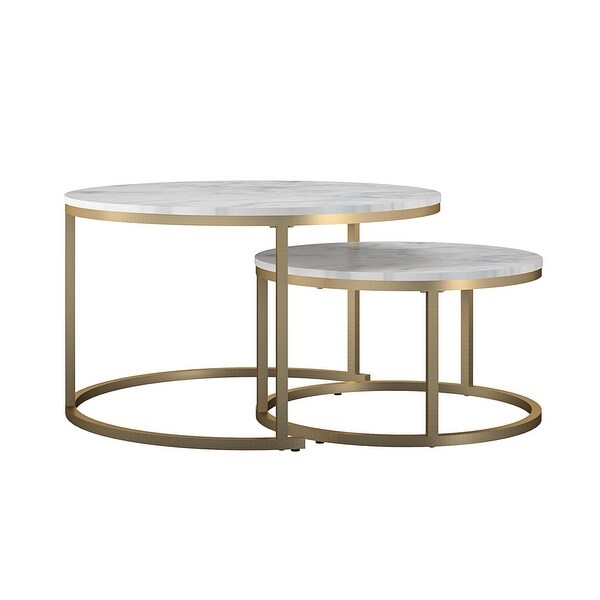 CosmoLiving by Cosmopolitan Amelia Nesting Coffee Tables