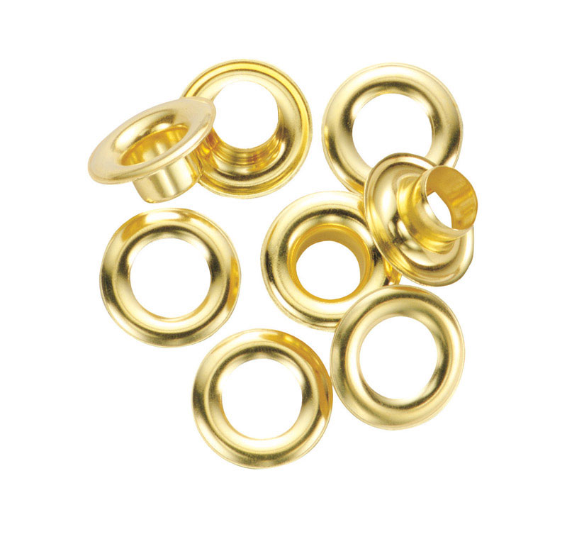 General 1/4 in. D Brass Grommet 24 pk