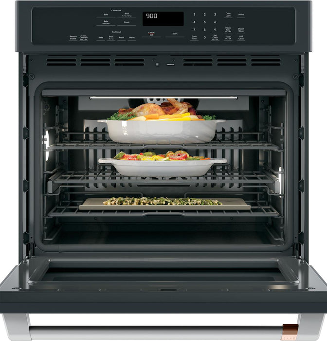 GE Cafe CTS90DP3ND1 30quot Smart Single Wall Oven with Convection In Matt