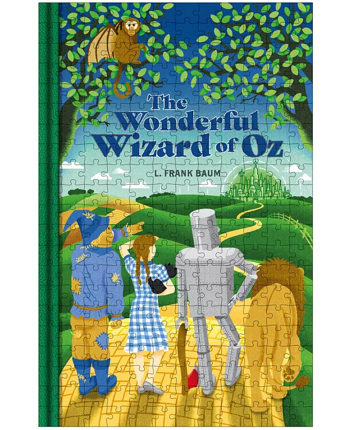 Professor Puzzle L. Frank Baums the Wonderful Wizard of Oz Double-Sided Jigsaw Puzzle Set  252 Pieces