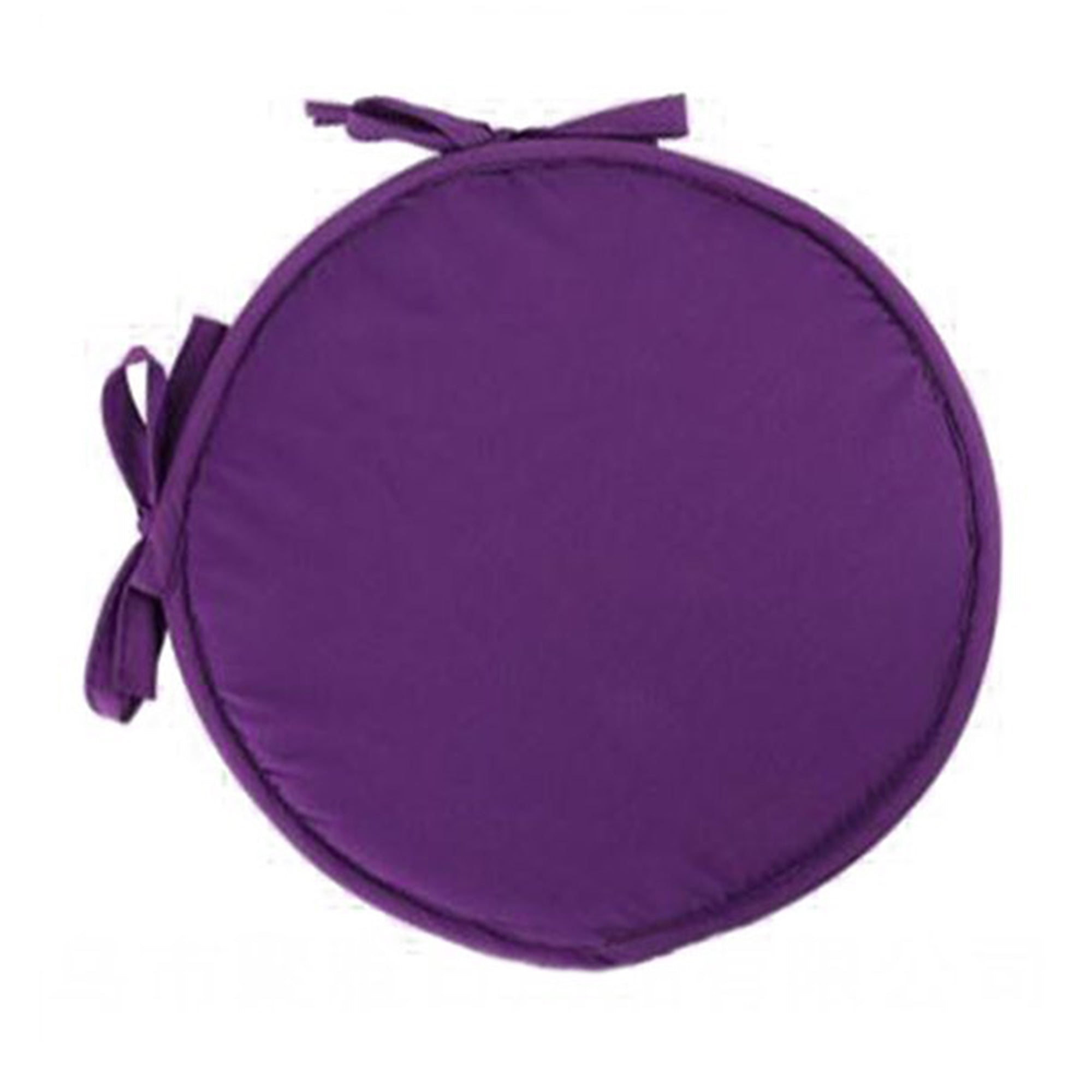 CenturyX Tie-on Round Seat Pad Chair Cushion Non-slip Sofa Home Decorative Soft Padchair Chairs Pillow Seat Cushion Purple 38*38cm