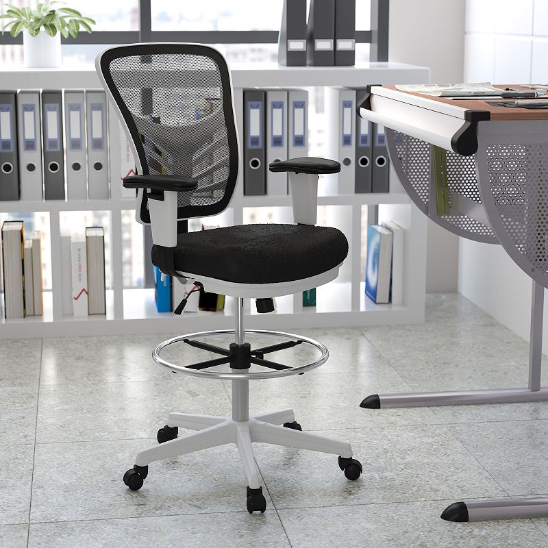 Flash Furniture Tyler Ergonomic Drafting Desk Chair