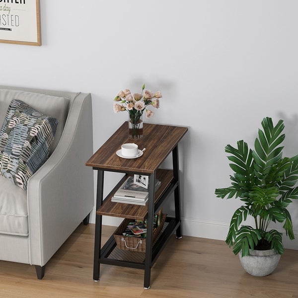 3-Tier End Side Table for Living Room Bedroom Hallway