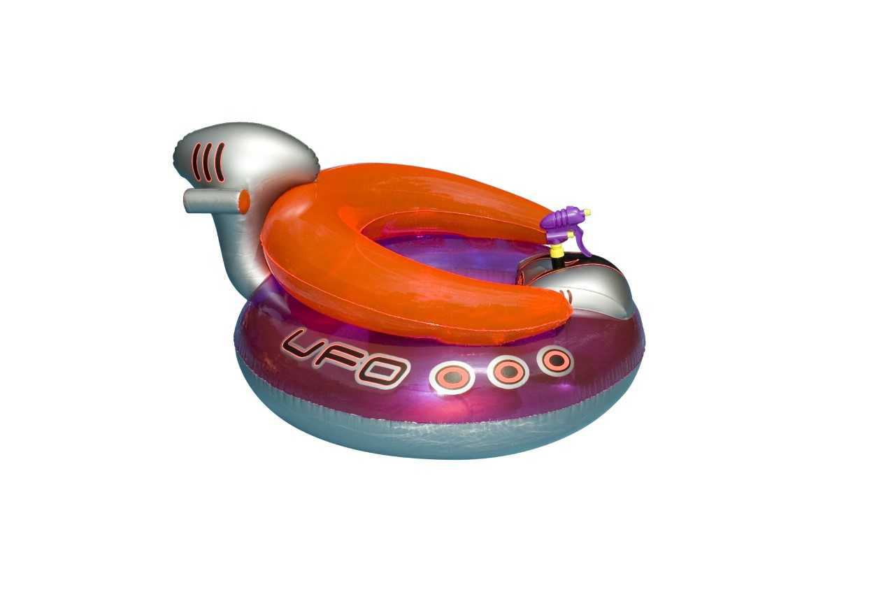 Intex Kool Splash Inflatable Pool Water Slide & Inflatable UFO Chair