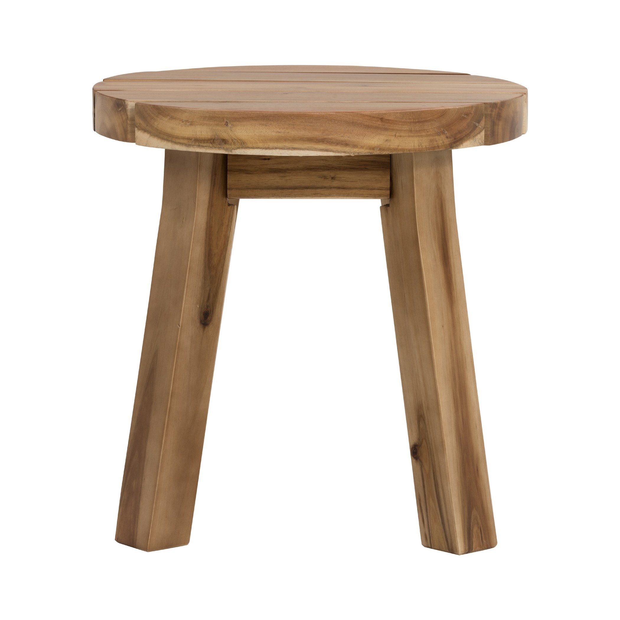 AandB Home Acacia Wood Side Table