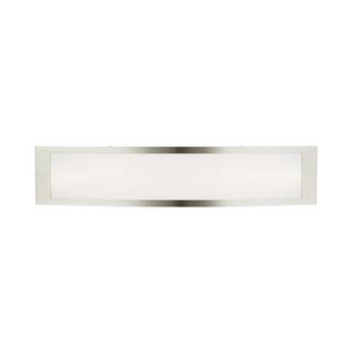 Home Decorators Collection 180-Watt Equivalent Brushed Nickel Integrated LED Vanity Light IQP1381L-3