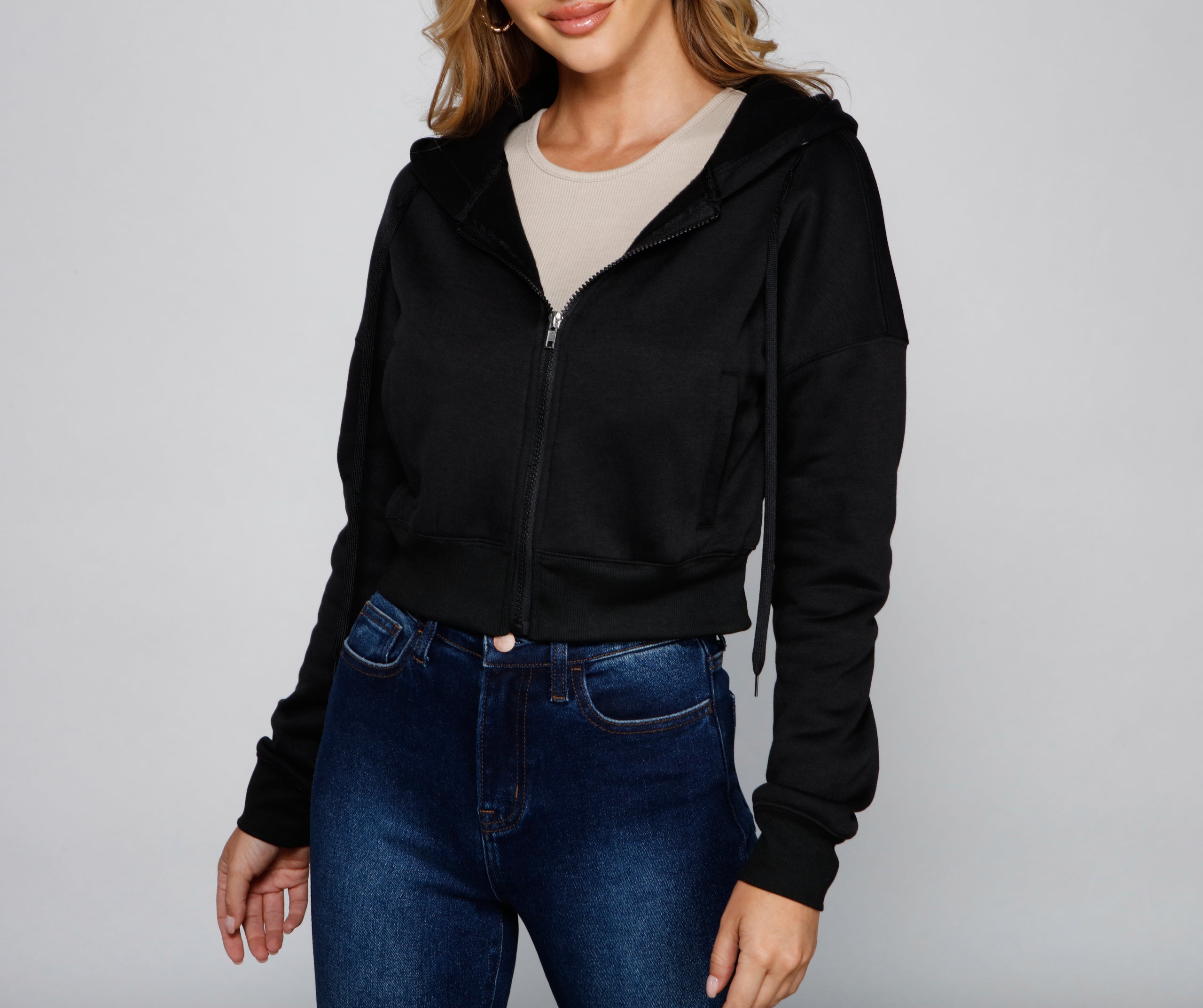 Cute And Casual Zip-Up Hoodie