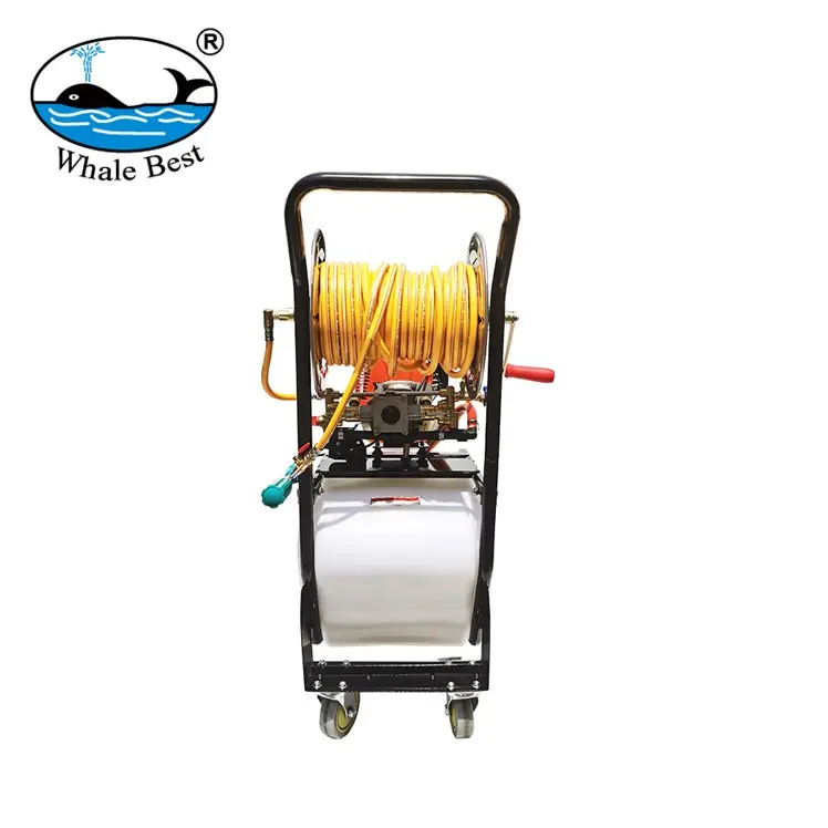 Custom gasoline power trolley sprayer with wheel