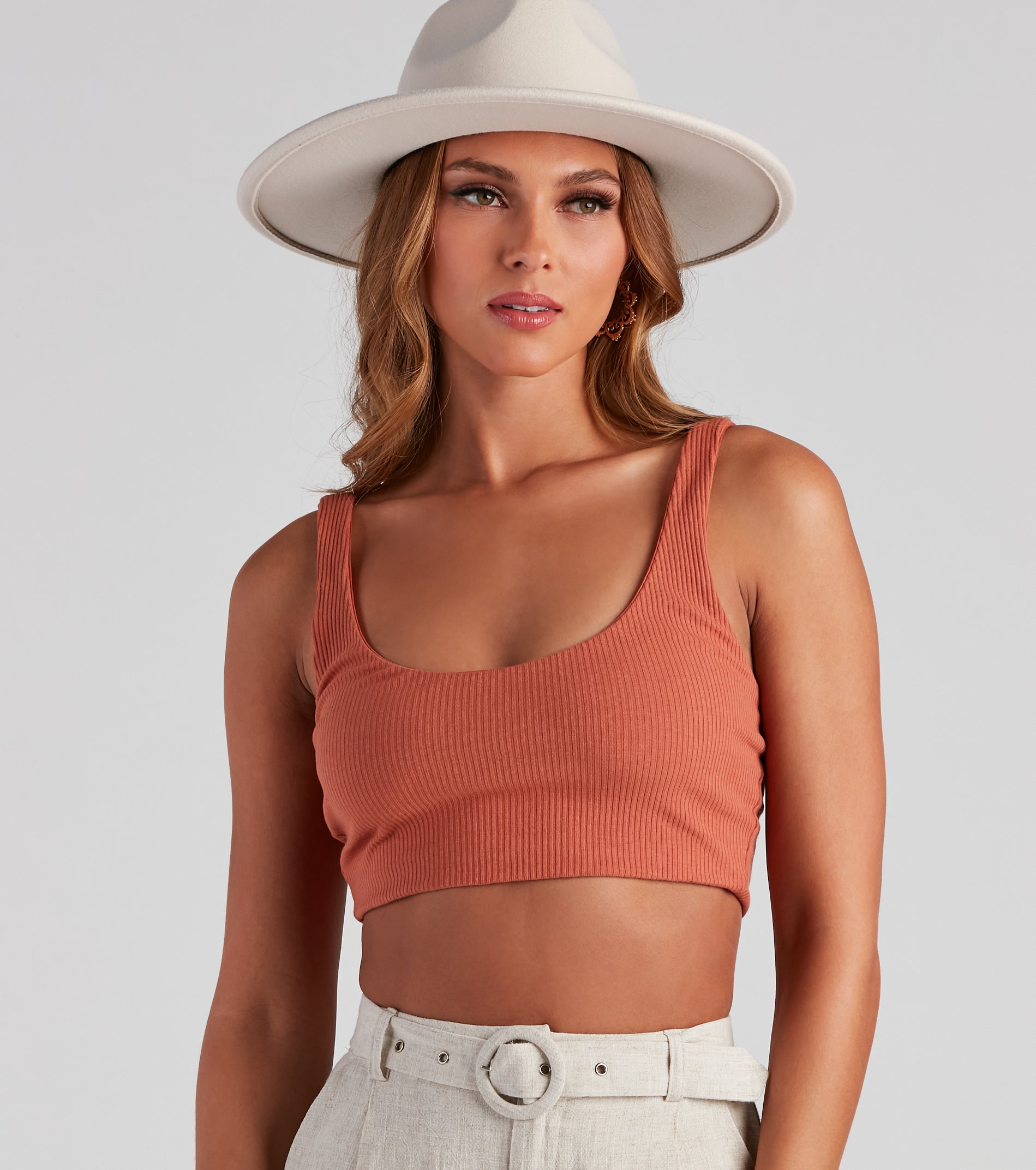 I've Got Needs Scoop Neck Crop Top