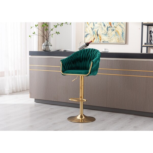 Bar Stools with Back and Footrest Counter Height