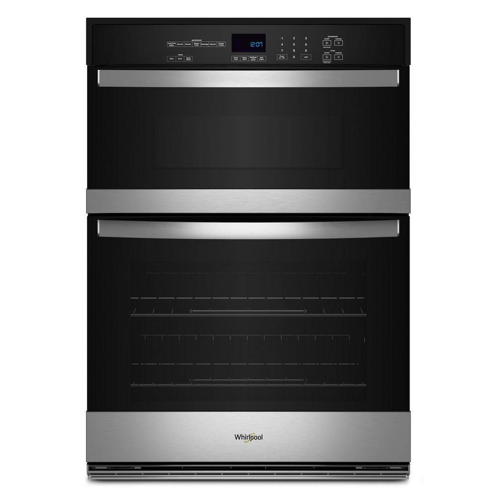 Whirlpool 30 in. Electric Wall Oven  Microwave Combo in. Stainless Steel WOEC3030LS