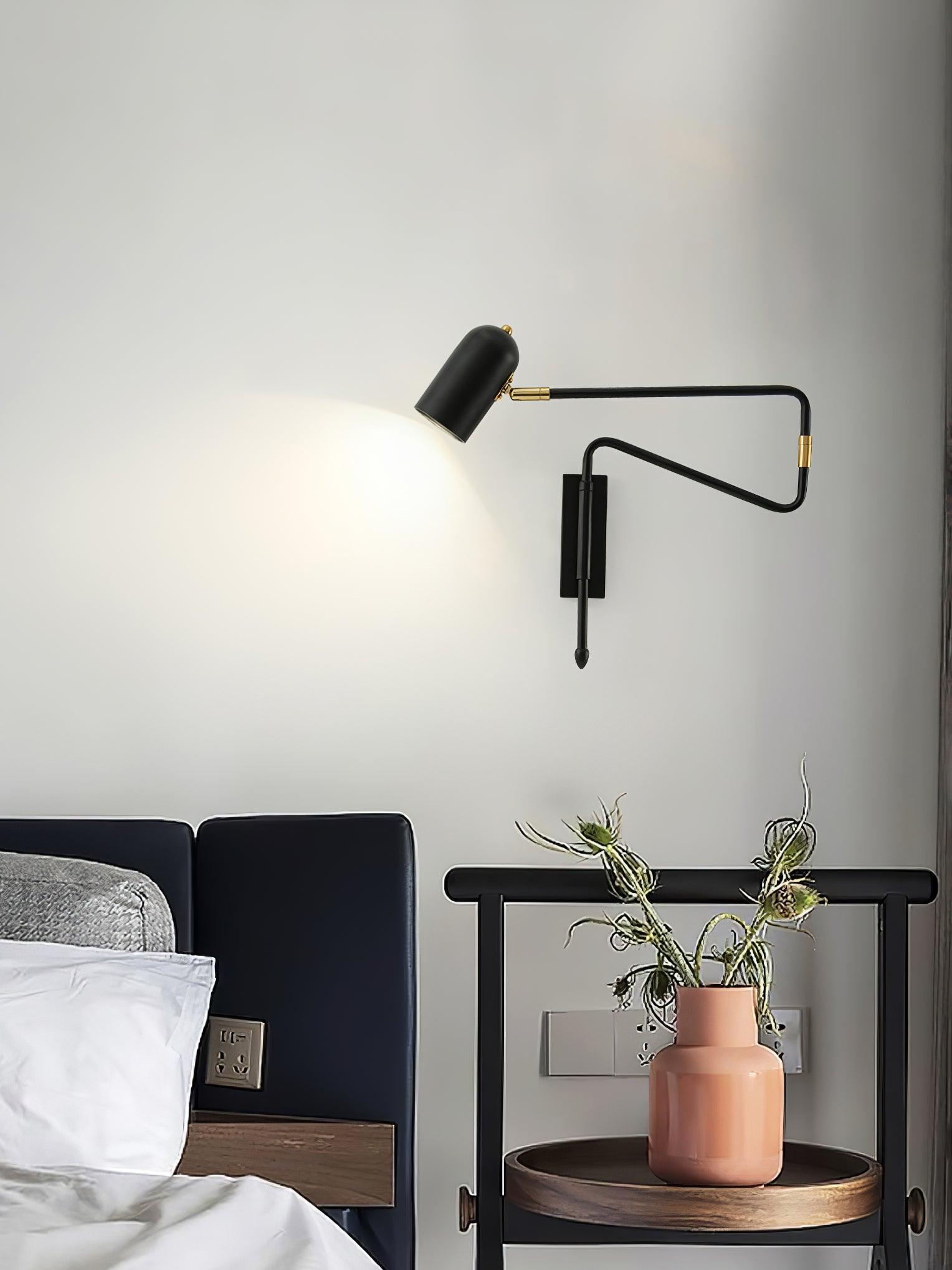 Adjustable Arm Reading Wall Lamp