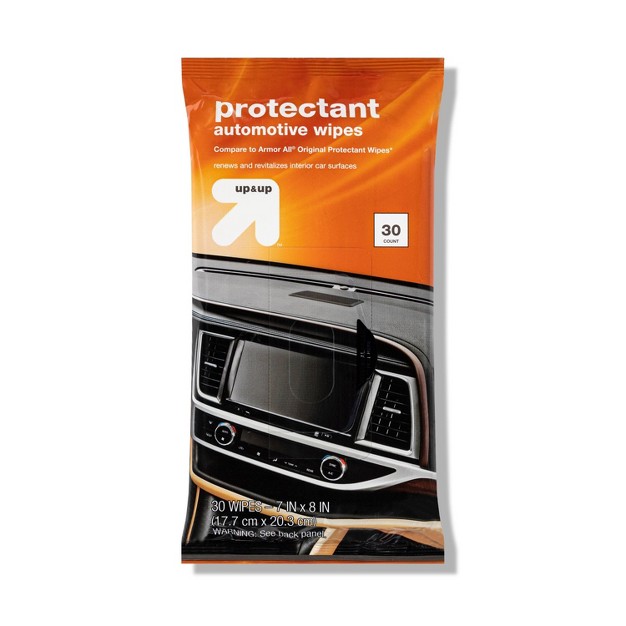 27ct Protectant Automotive Wipes Pouch