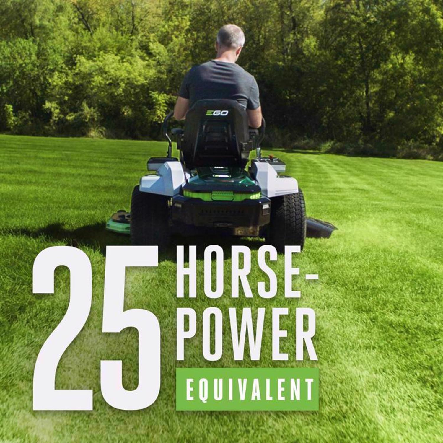 EGO Power+ Z6 ZT5207L 52 in. 56 V Battery Zero Turn Riding Mower Kit (Battery \u0026 Charger) W/ SIX 12.0 AH BATTERIES