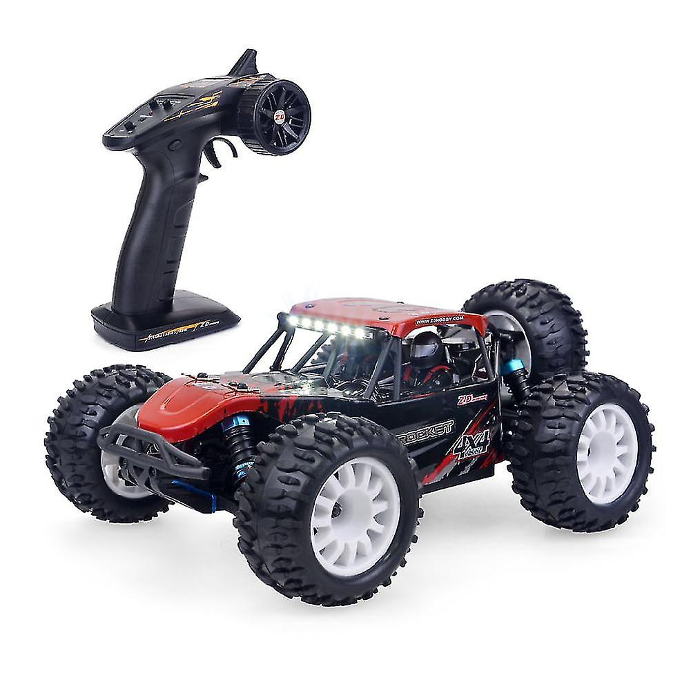 Zd 9058 Rc Car Dtk-16 2.4 Ghz 4wd 1/16 Brushless 45km/h Rc Car Desert Truck With Led Light Rtr Model Off-road Trucks Toys