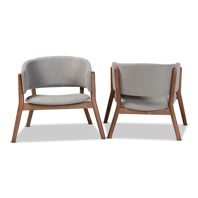 Baxton Studio Baron Chairs 2-piece Set