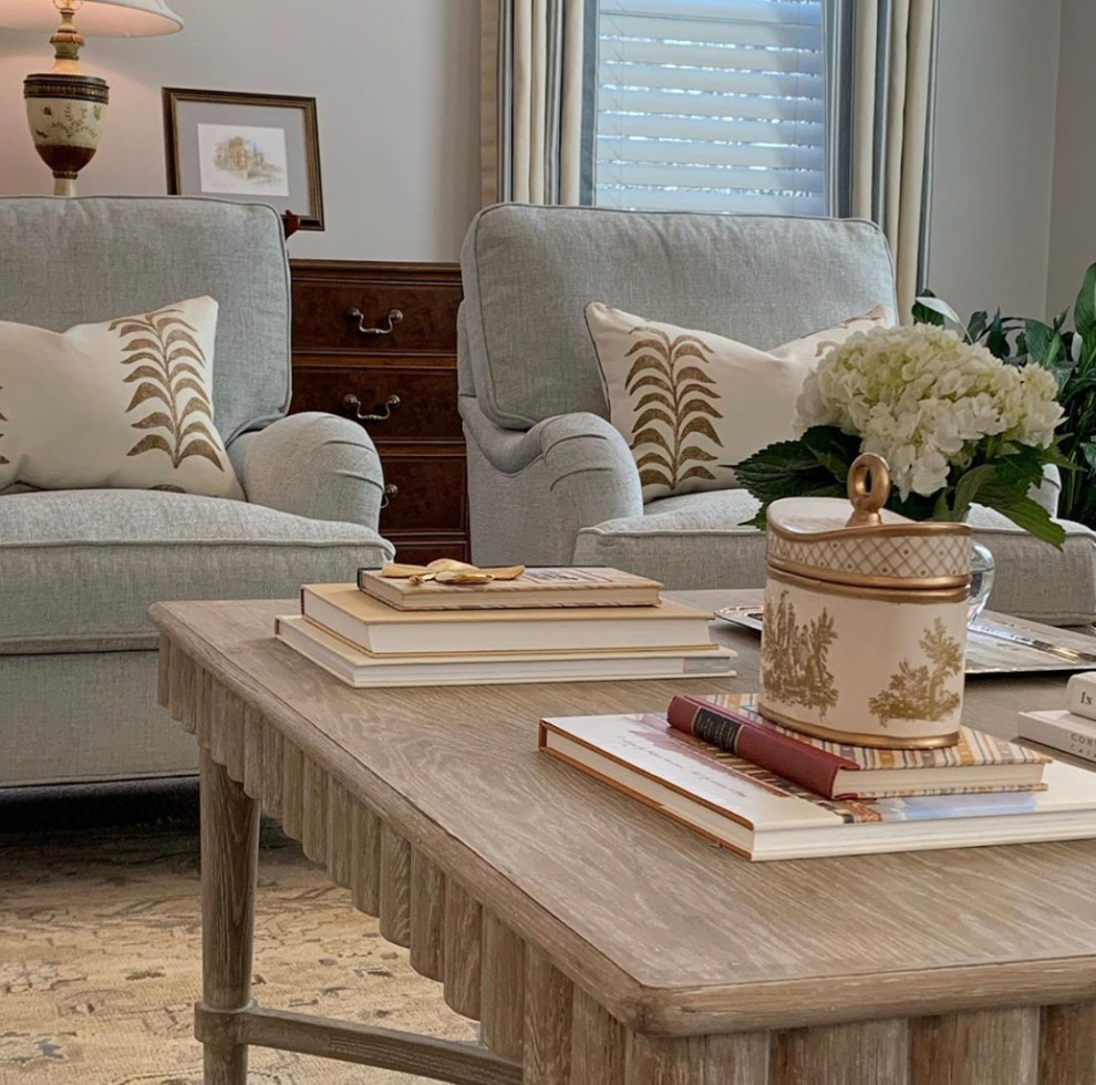 Manos Wood Coffee Table   Midcentury   Coffee Tables   by Lillian Home  Houzz