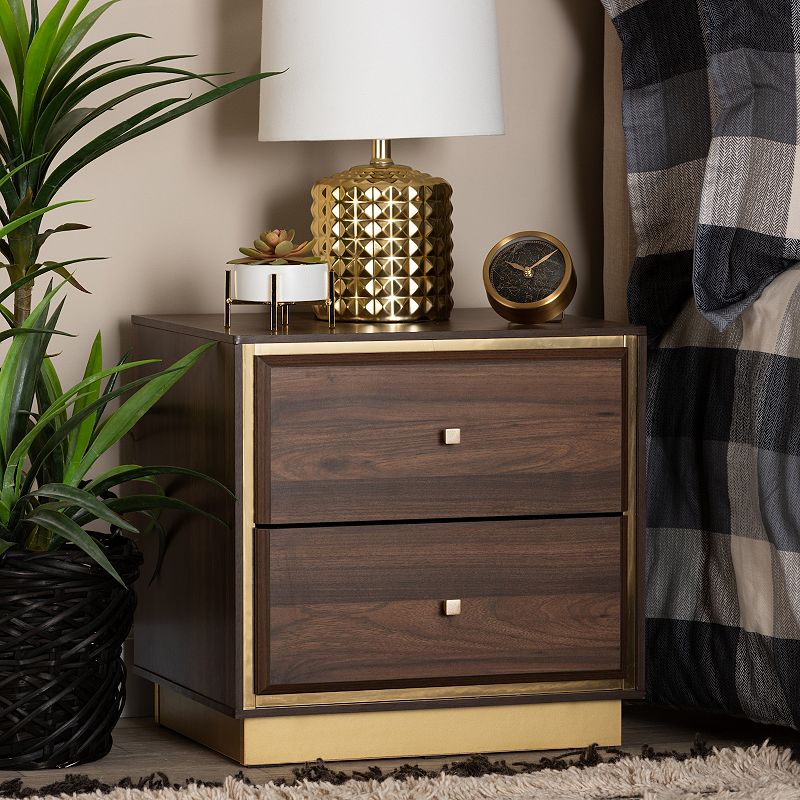 Baxton Studio Cormac Nightstand