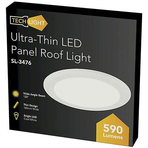 120mm 12V Ultra-Thin LED Panel Roof Light (Cool White) (8W)