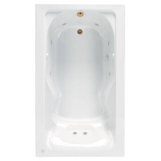 American Standard Cadet EverClean 72 in . x 42 in. Whirlpool Tub in White 2774.018WC.020