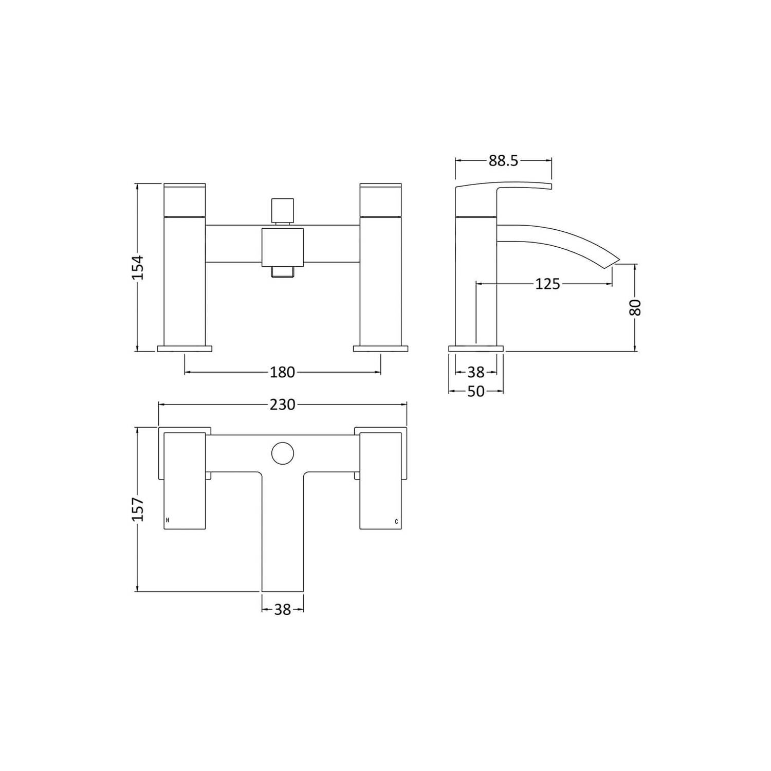 Balterley Aster Bath Shower Mixer Tap