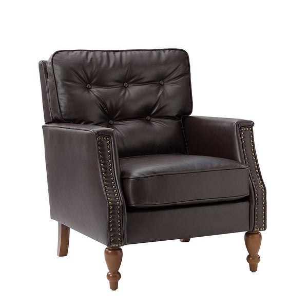 Johannes Comfy Living Room Armchair with Turned Legs by HULALA HOME