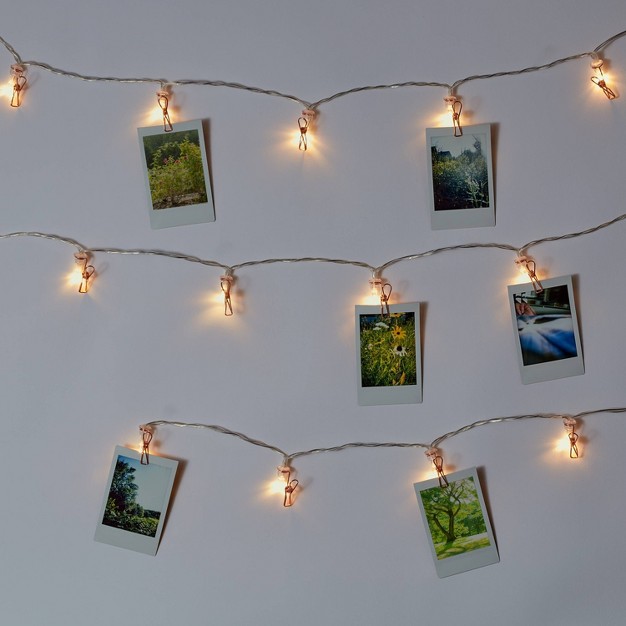 String Lights With Instax Clips