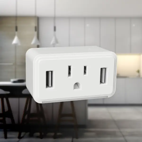 Westek Cube Dual USB Outlet LED Night Light