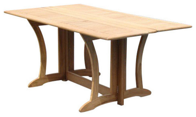 69 quotWarwick Dining Outdoor Teak Table   Contemporary   Outdoor Dining Tables   by Teak Deals  Houzz