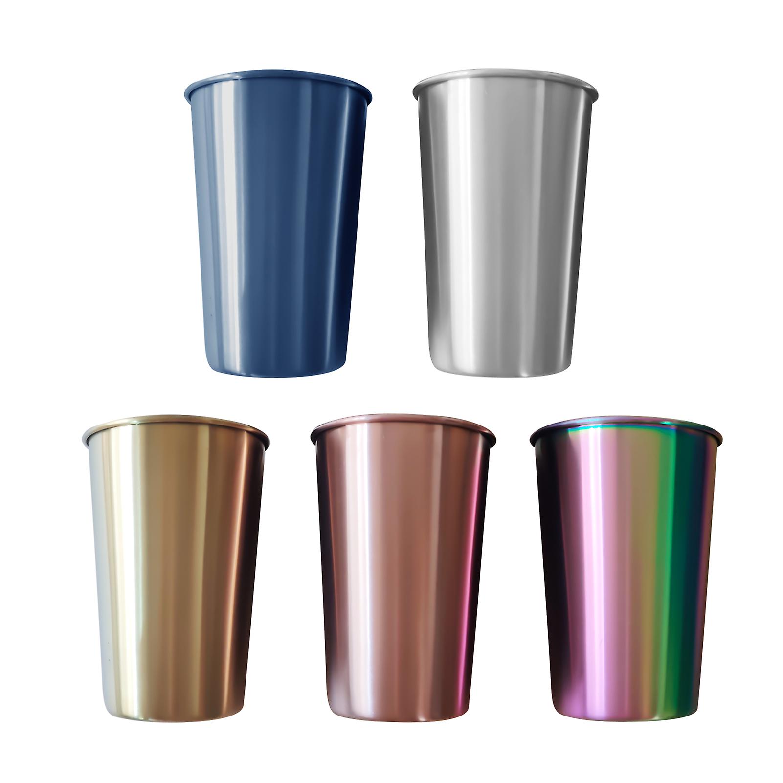 5 Pcs Stainless Steel Cups