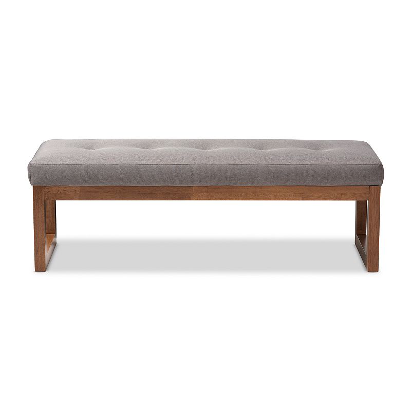 Baxton Studio Caramay Padded Bench