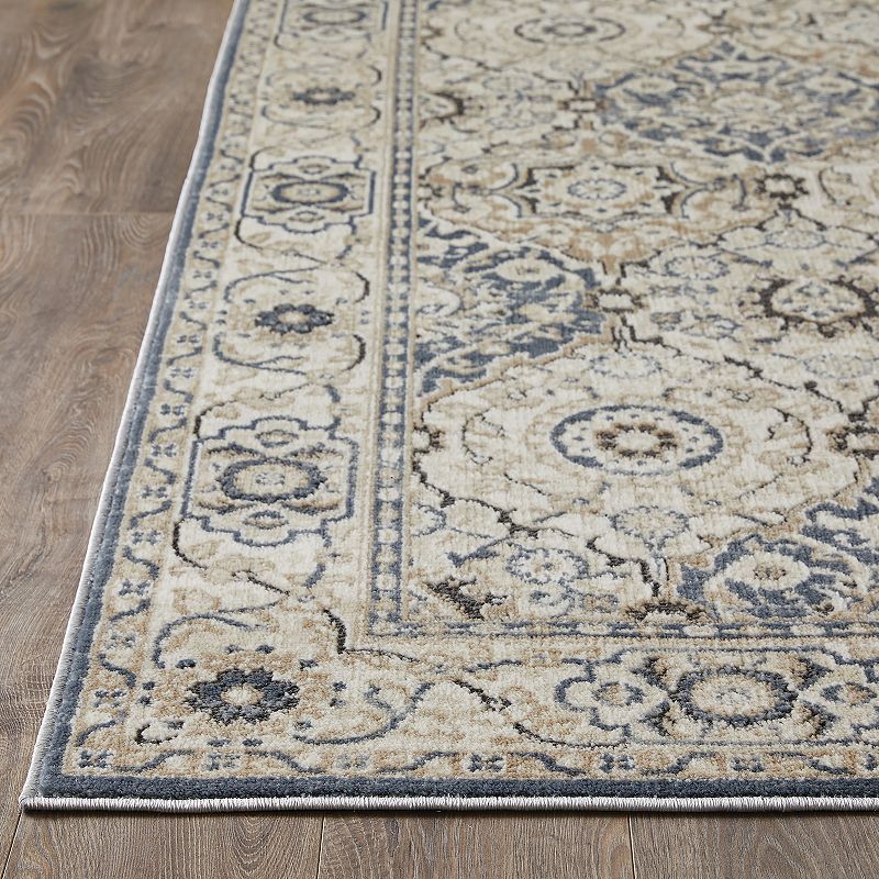 Loomaknoti Kehleigh Dravan Blue Area Rug