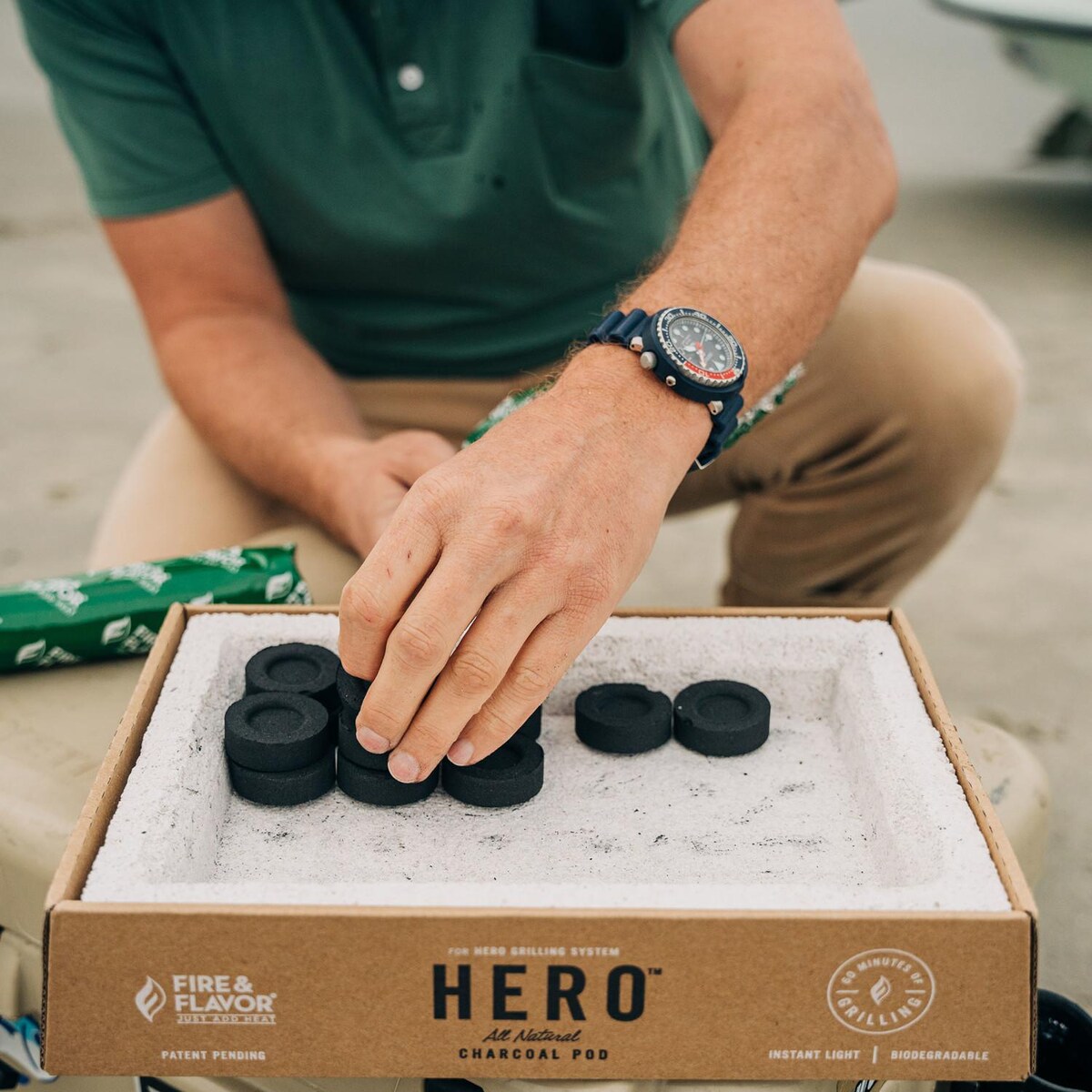 Fire and Flavor HERO Charcoal Briquets