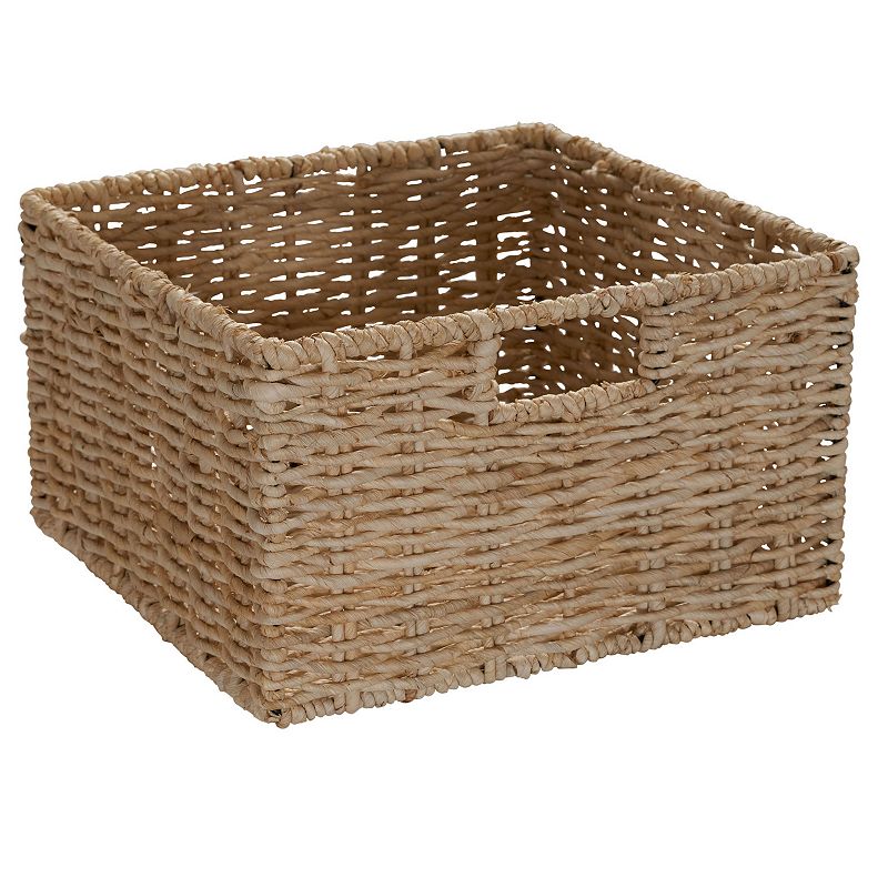 Household Essentials Whitewash 4-Basket Storage Chest