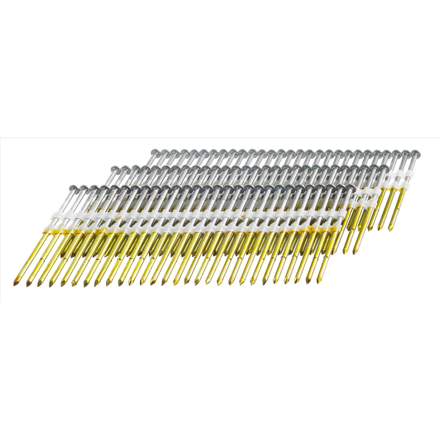 Senco 3-1/2 in. 16 Ga. Angled Strip Hot-Dip Galvanized Framing Nails 20 deg 2，500 pk