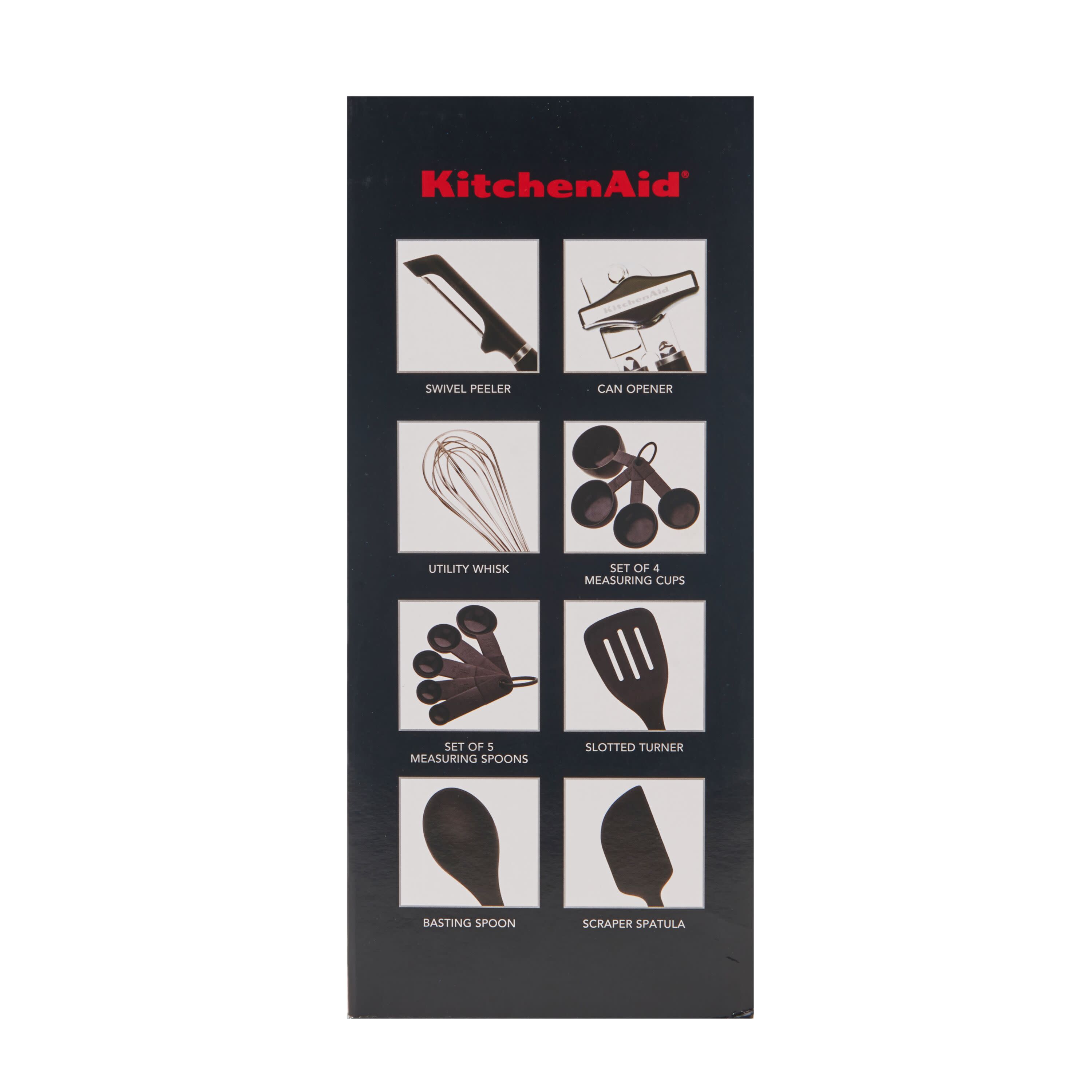 Kitchenaid 15-Piece Tool and Gadget Set in Black