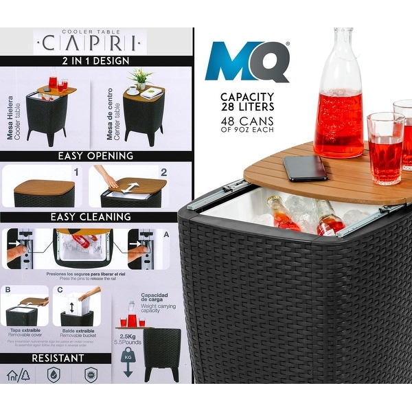 INVAL Cooler Table and Chair Set by MQ