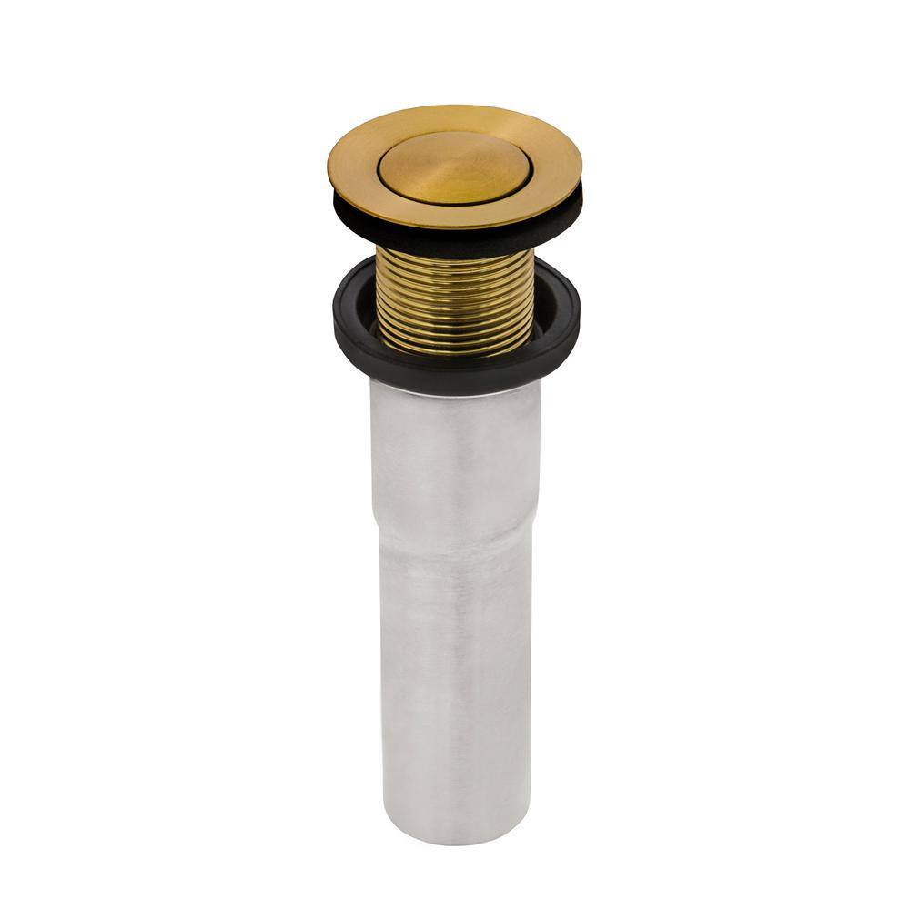 Ruvati Ariaso 16 in. x 11 in. Bathroom Sink Undermount Gold Polished Brass Stainless Steel RVH6107GG