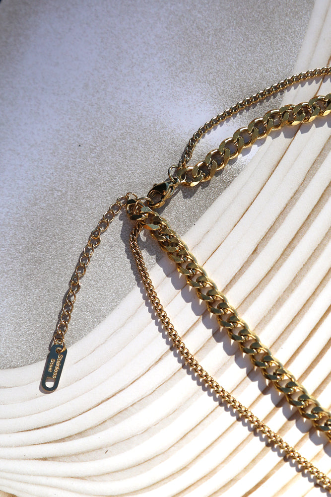 Oh Yeah Layered Necklace Gold