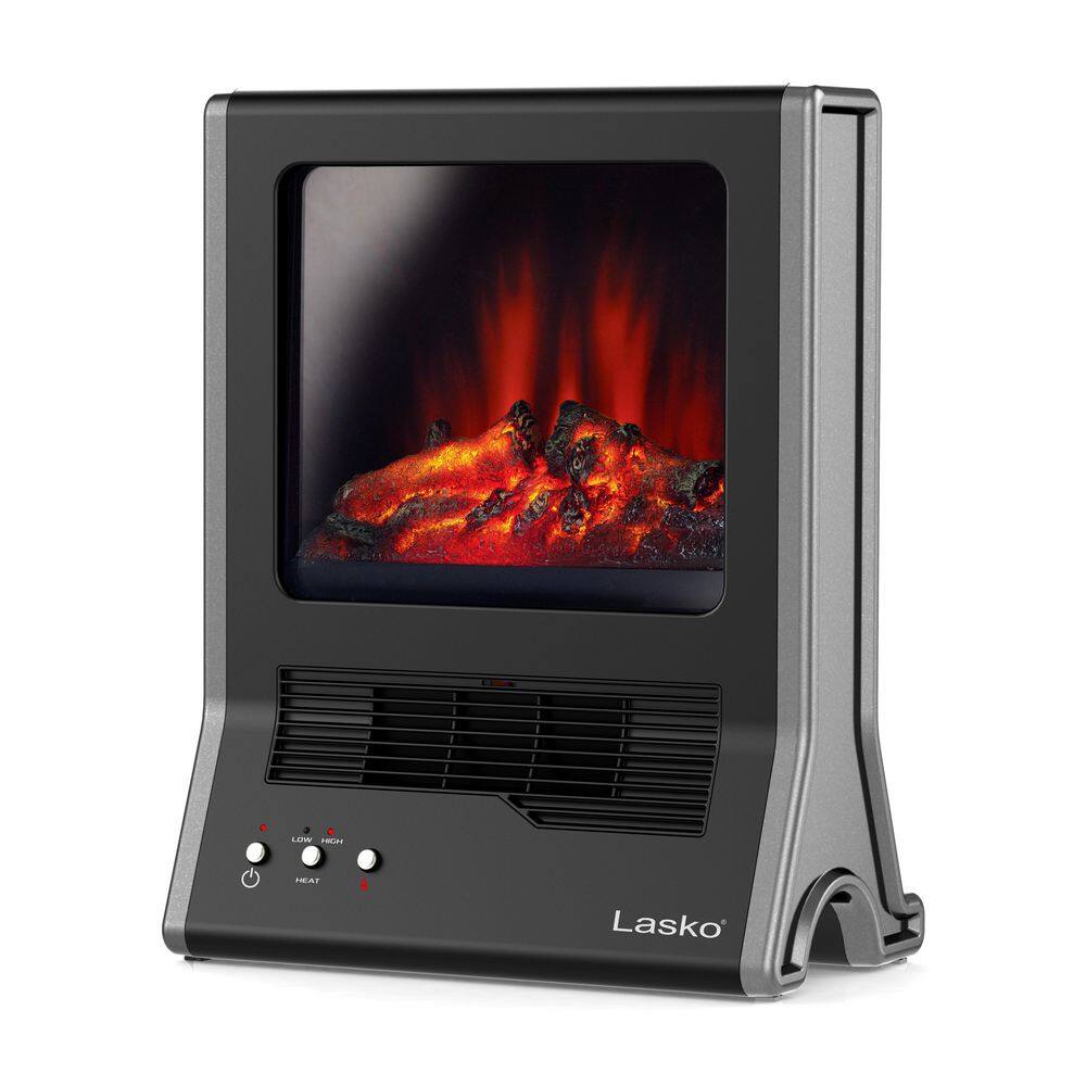 Lasko Ultra 1500-Watt Electric Ceramic Fireplace Portable Space Heater CA20100