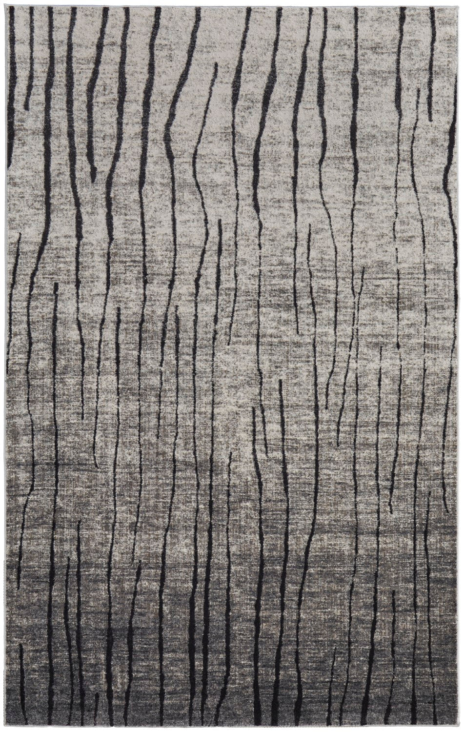 Kiba Abstract Gray/Black/Taupe Rug