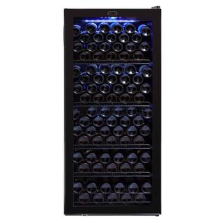 Whynter 23.5 in. 124-Bottle (750 ml) Freestanding Wine Cooler FWC-1201BB