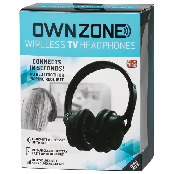 As Seen On TV Own Zone Wireless TV Headphones