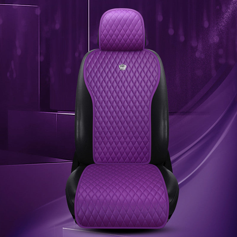 Red Rain Purple Car Seat Cover Leather Seat Protector for Car Seats Comforty Car Seat Cover 2/3 Covered 11PCS Universal Fit Car/Auto/Truck/SUV (W-Purple)