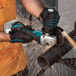 Makita 18V LXT Lithium-Ion Brushless Cordless 4-12 in.5 in. Paddle Switch Cut-OffAngle Grinder (Tool-Only) XAG11Z