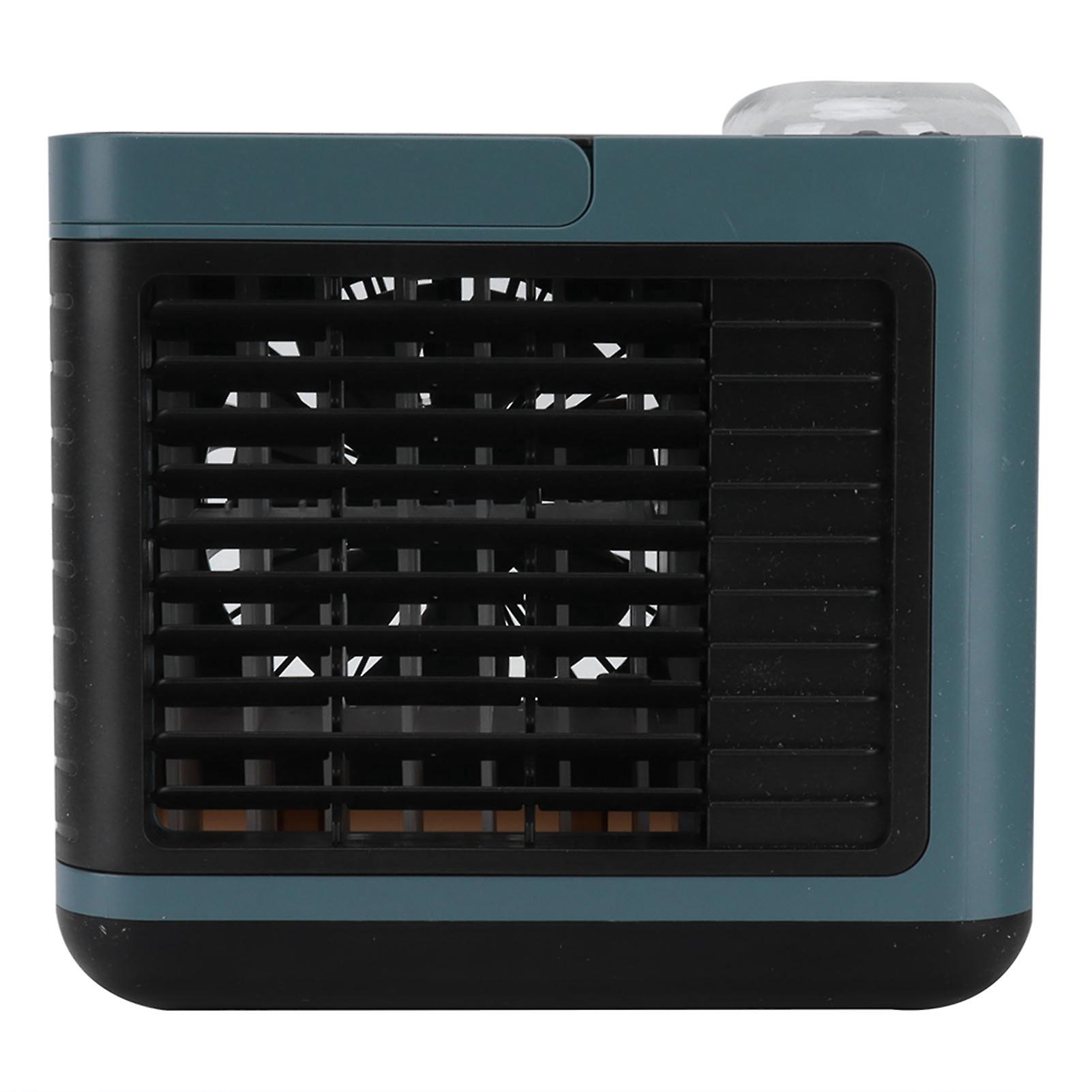 Mini Desktop Air Conditioner With Night Light Usb Charging Negative Ion Purifying Fan For Homegreen