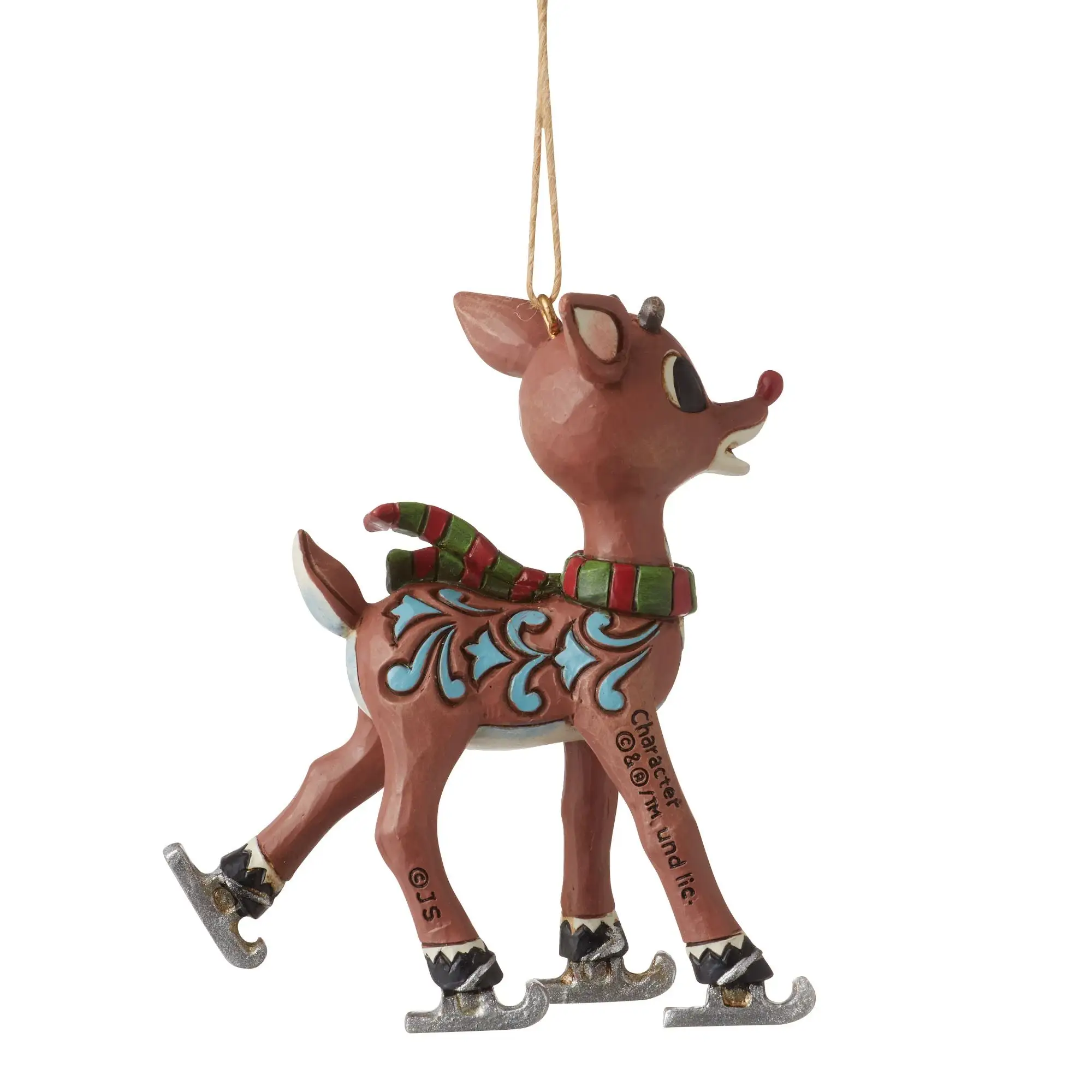 Rudolph Ice Skating Ornament